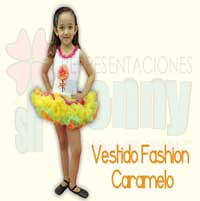 vestido fashion caramelo II